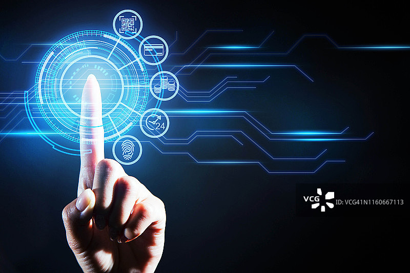 电子账单支付概念图片素材