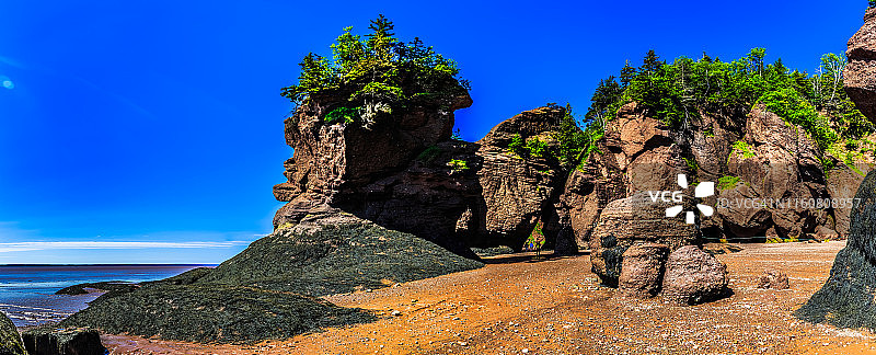加拿大新不伦瑞克省好望角石林图片素材