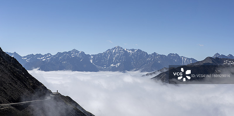 巴朗山的山脉图片素材