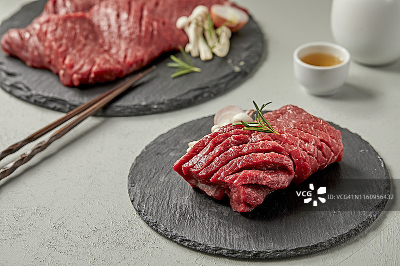 牛肩肉，韩式牛肉图片素材