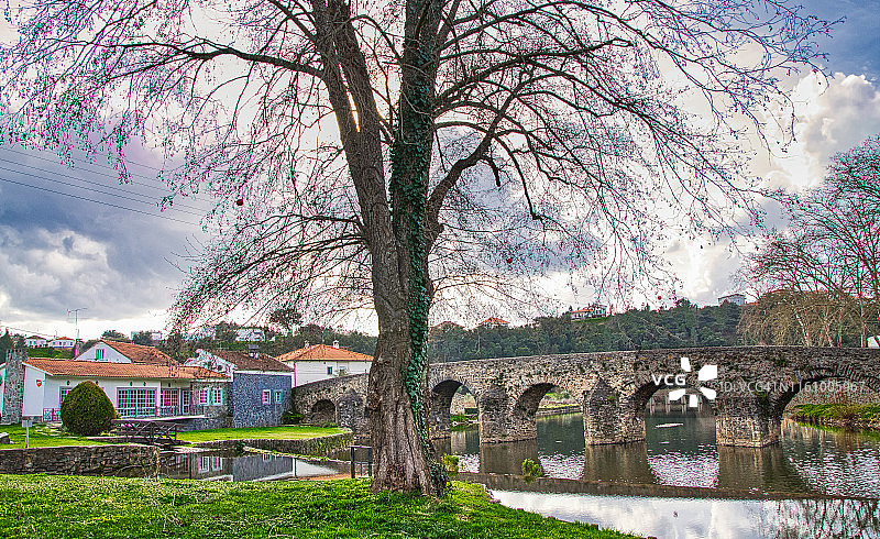 塞尔唐罗马桥图片素材