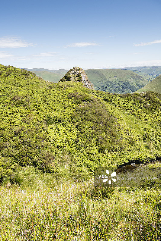 英国威尔士克雷格·梅斯格拉斯岬角风光图片素材
