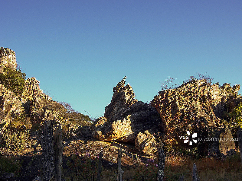 巴西塞罗MG，圣贡萨洛杜里奥达斯佩德拉斯附近风景-104图片素材