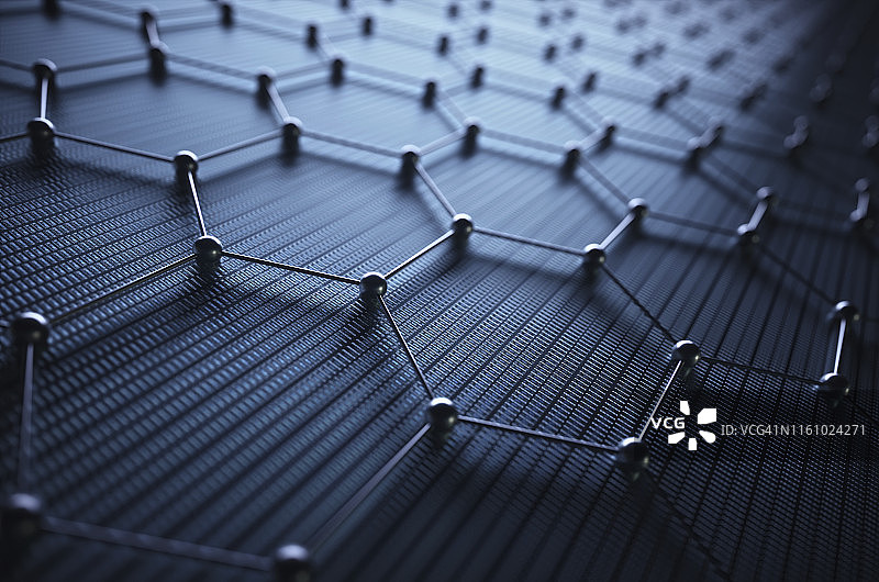 石墨烯插图图片素材