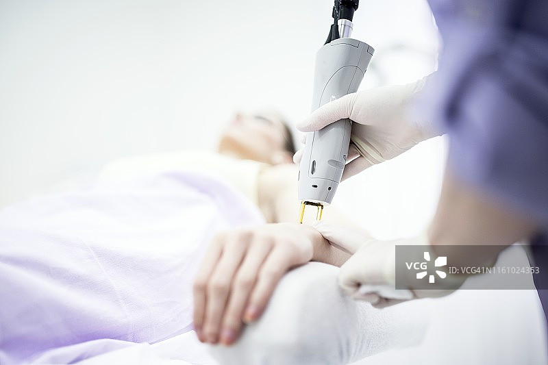 激光脱毛治疗图片素材