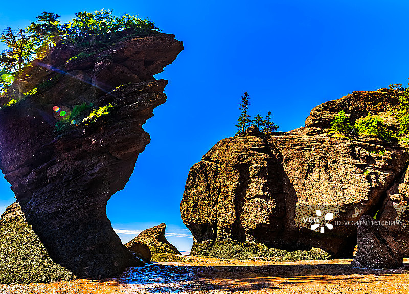 加拿大新不伦瑞克省好望角石林图片素材