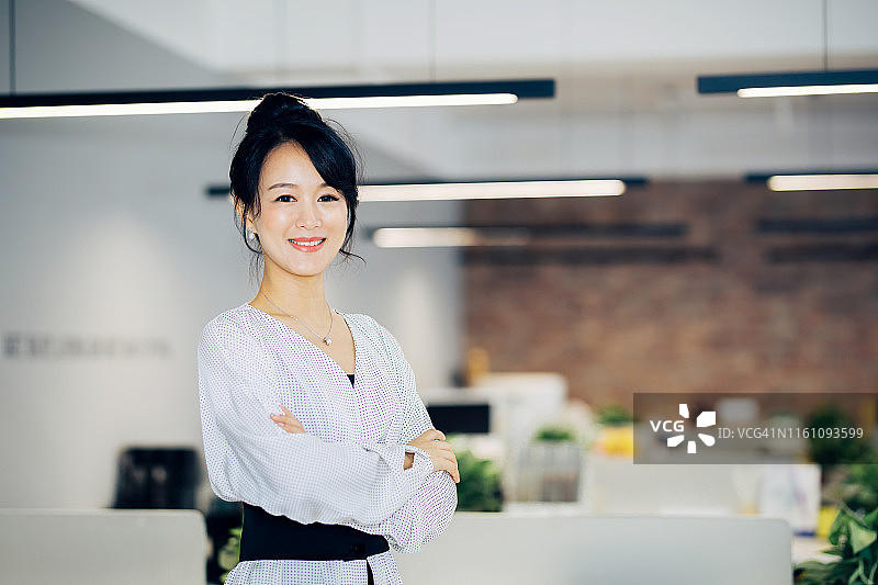 亚洲女商人肖像图片素材