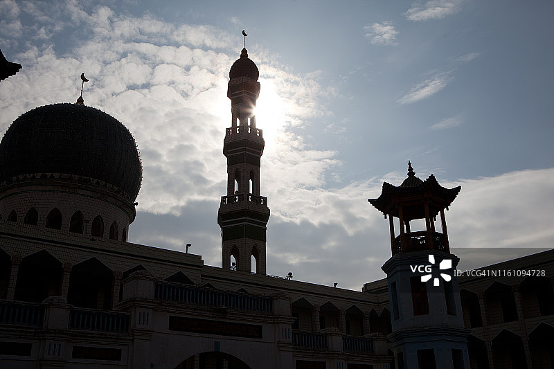 中国西宁东关清真大寺图片素材