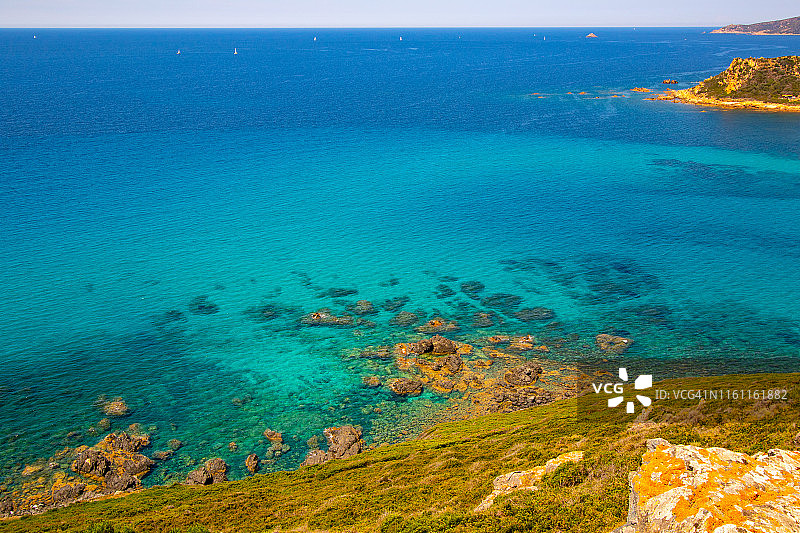 阿雅克肖血腥群岛，科西嘉岛景色图片素材
