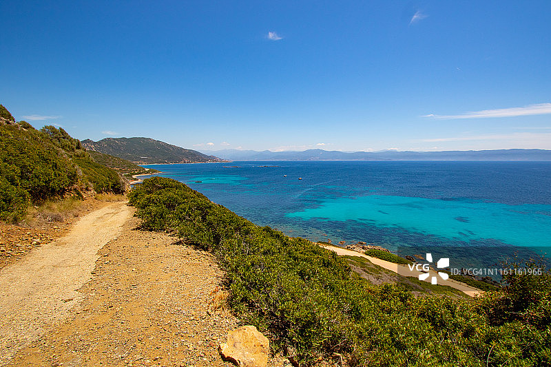 阿雅克肖血腥群岛，科西嘉岛景色图片素材