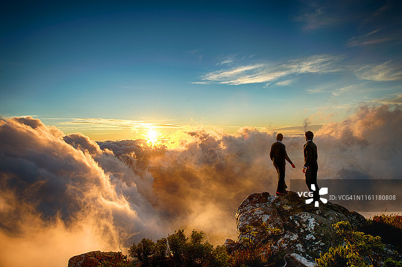 日落成就图片素材