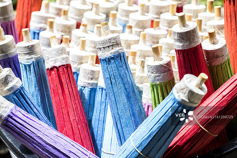 泰国清迈博桑伞图片素材