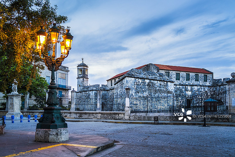 拉哈瓦那旧城的皇家力量城堡，联合国教科文组织世界遗产，古巴哈瓦那图片素材