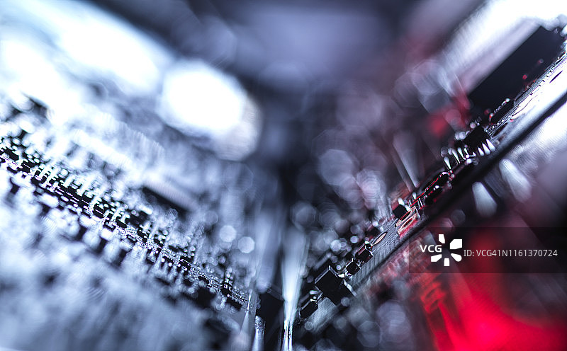 电脑硬件电子元件细节图片素材