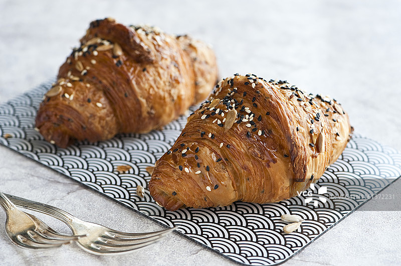 羊角面包图片素材
