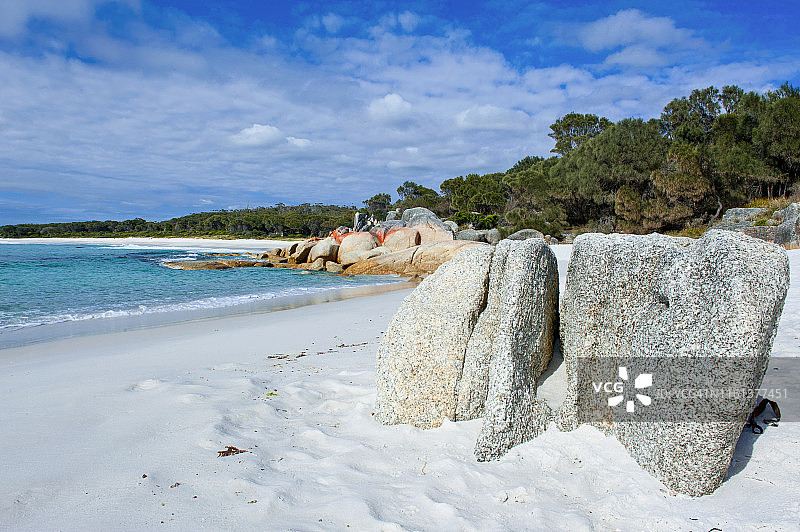 火焰湾，塔斯马尼亚，澳大利亚图片素材