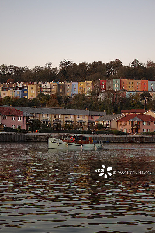 布里斯托尔的河流生活图片素材