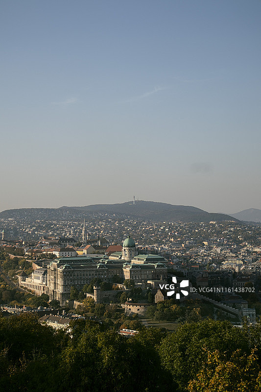 从盖勒特山俯瞰匈牙利国家美术馆图片素材
