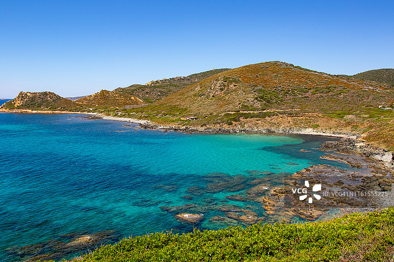 科西嘉阿雅克肖海湾的血腥群岛图片素材