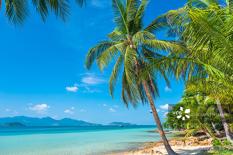 泰国象岛热带海滩风光图片素材