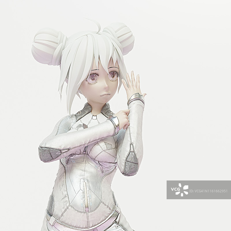 动漫风格女孩图片素材