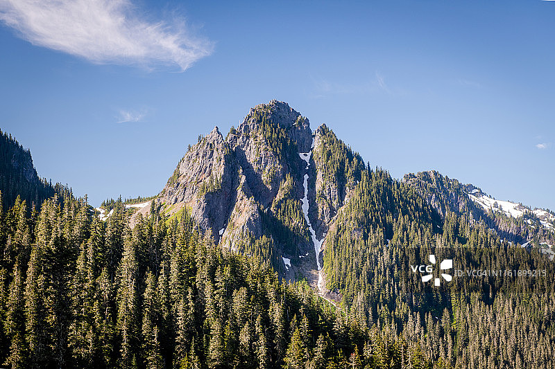 塔图什山脉的小路山峰图片素材