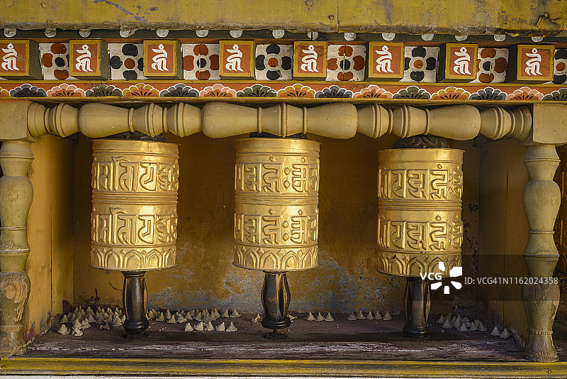 佛教祈祷轮图片素材