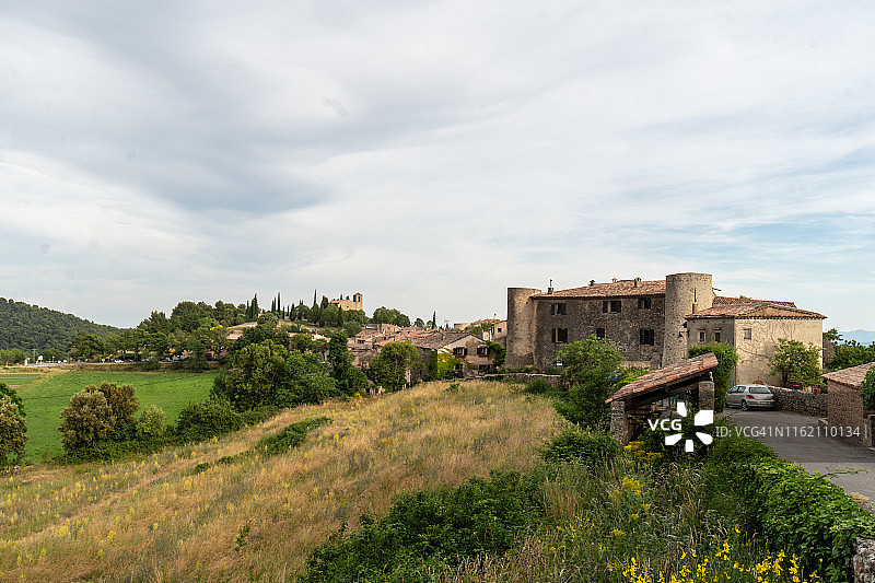 法国瓦尔省图尔图尔中世纪村庄图片素材