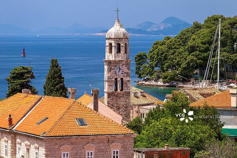 克罗地亚卡夫塔特的晴天图片素材