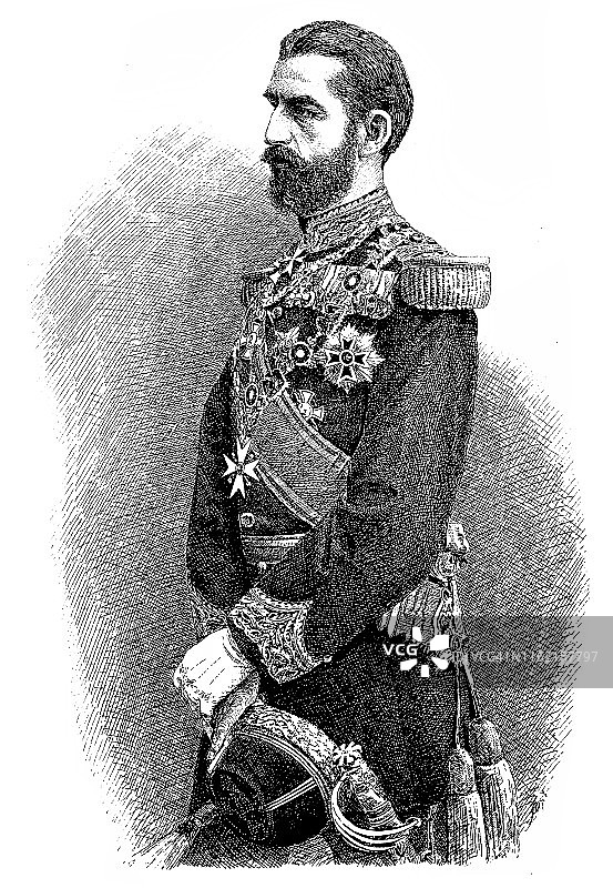 卡罗尔一世，1866年至1914年罗马尼亚统治者图片素材