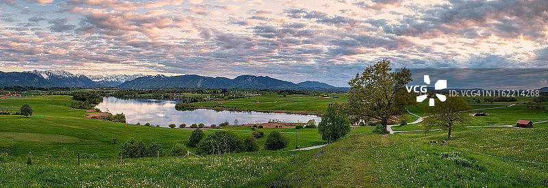 德国巴伐利亚里格湖风光图片素材