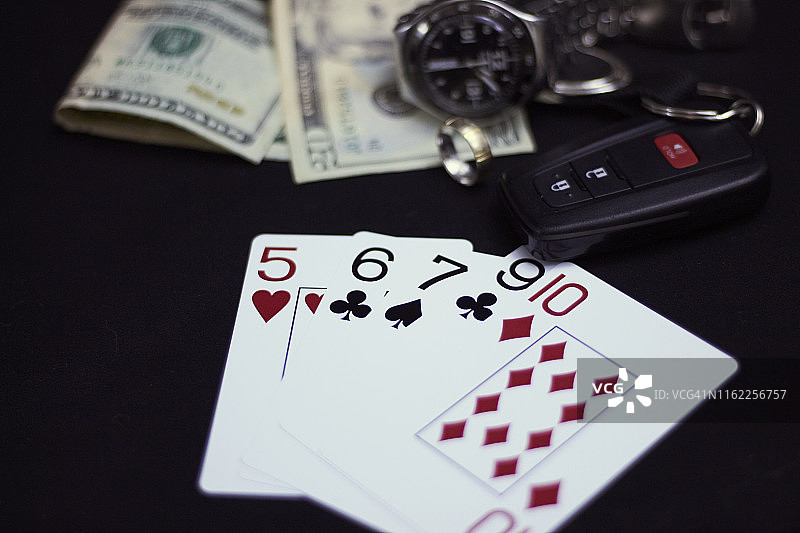 赌徒的运气图片素材