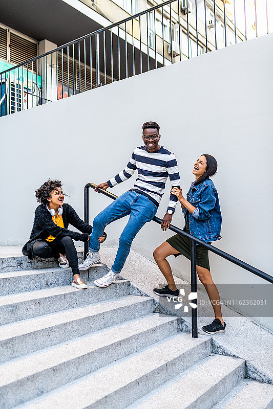 千禧一代的微笑图片素材