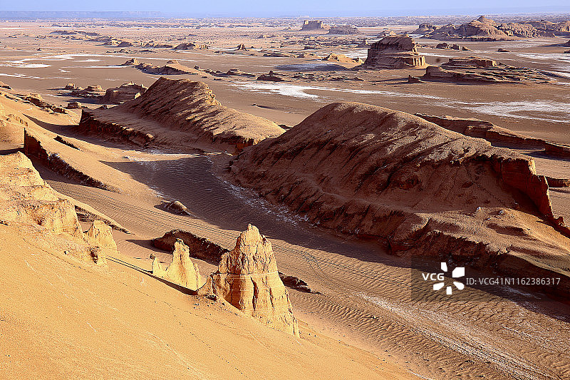 卢特沙漠的卡鲁特地区，地球上最热的地方，伊朗图片素材