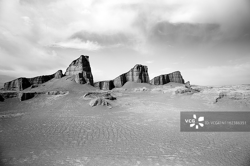 卢特沙漠的卡鲁特地区，地球上最热的地方，伊朗图片素材