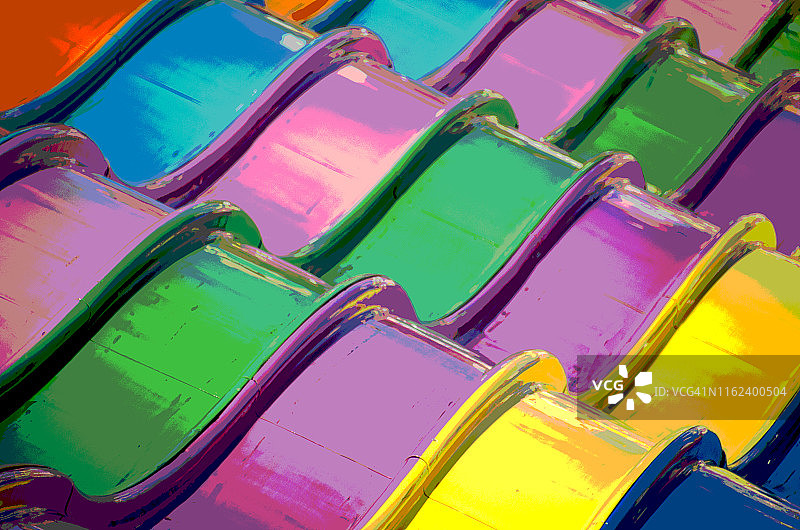 彩色嘉年华滑梯图片素材