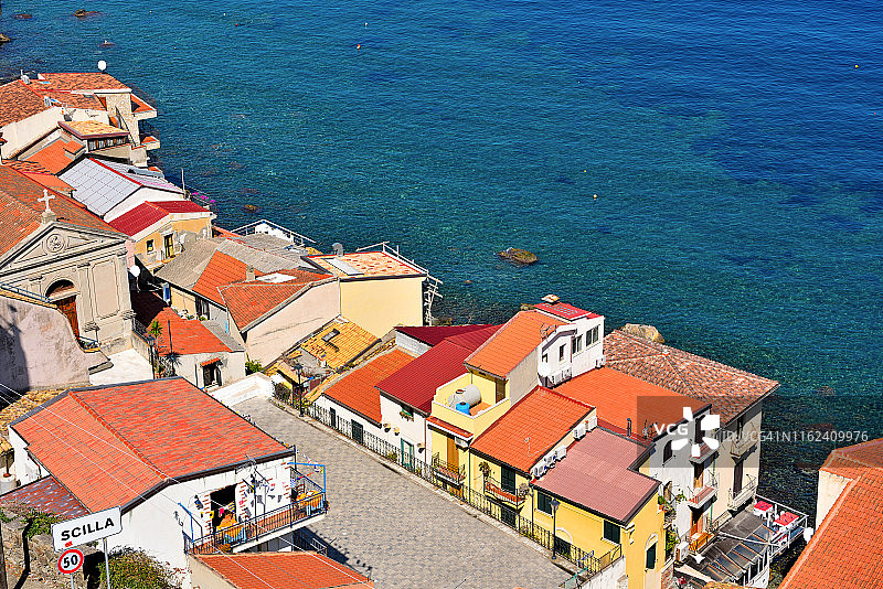 斯库拉意大利卡拉布里亚图片素材