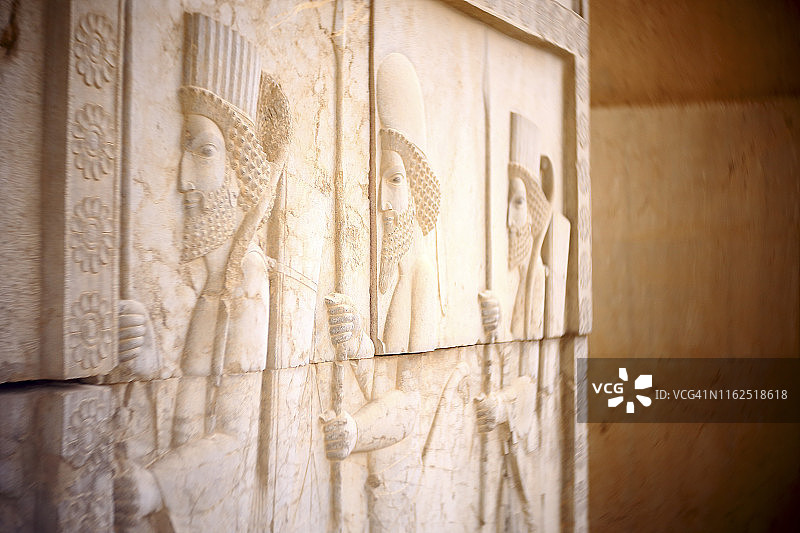 伊朗马尔夫达什，波斯波利斯遗址，法尔斯省图片素材