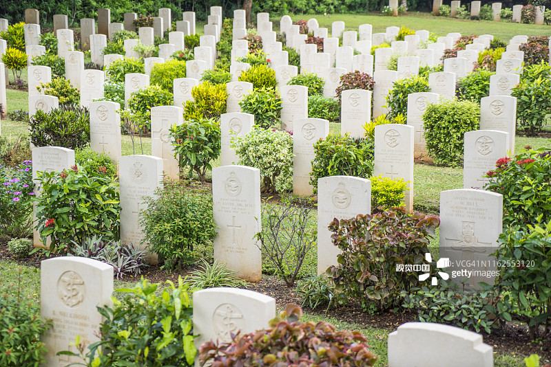英联邦战争公墓一景图片素材