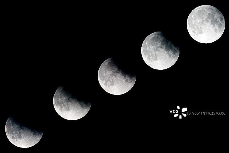 2019年7月16日的月食图片素材