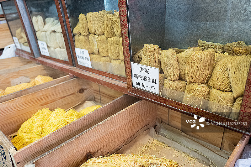 传统虾籽面图片素材