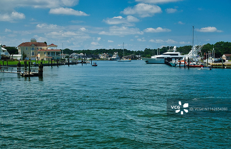弗吉尼亚海滩的鲁迪内陆图片素材