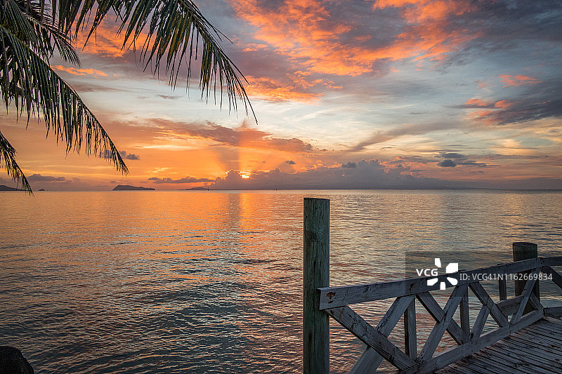 萨摩亚的日出图片素材