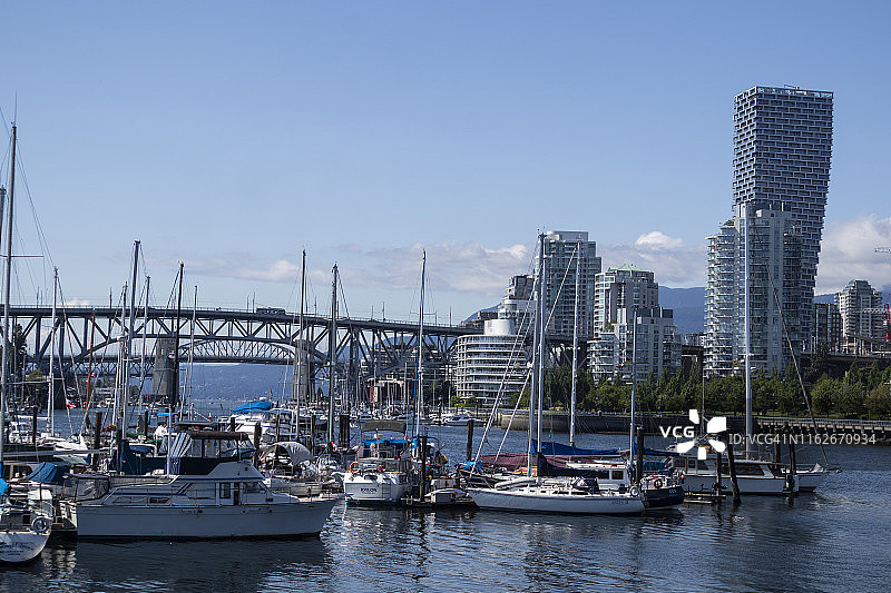 温哥华南福溪海堤步道图片素材