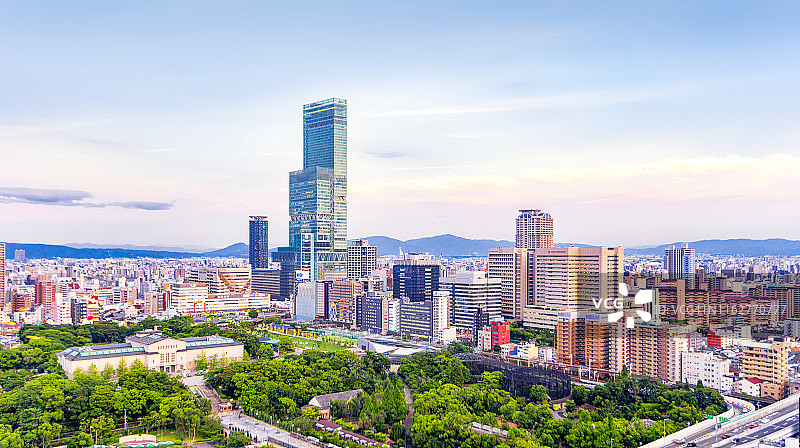 日本大阪阿倍野HARUKAS摩天大楼图片素材