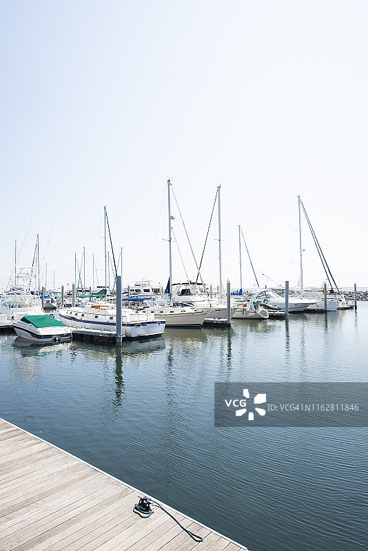 港口中的船只图片素材