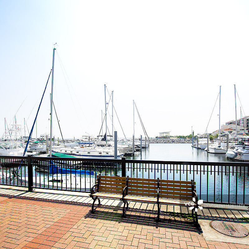 港口中的船只图片素材
