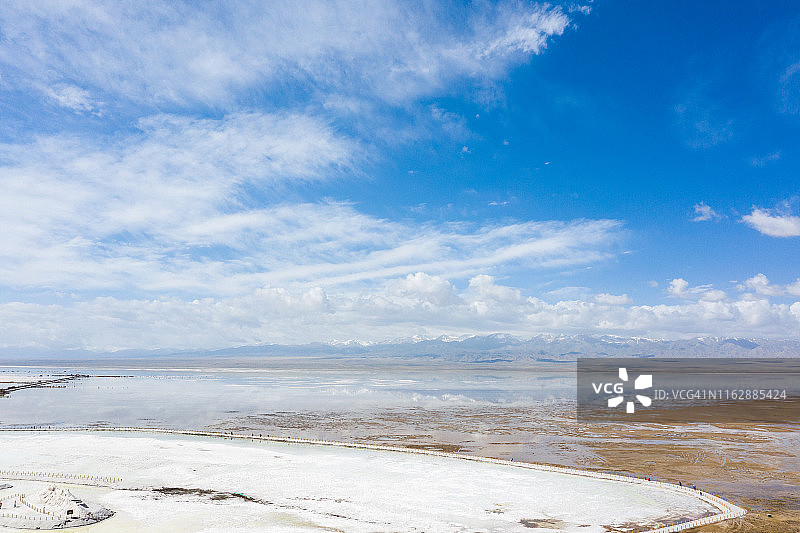 青海茶卡盐湖图片素材