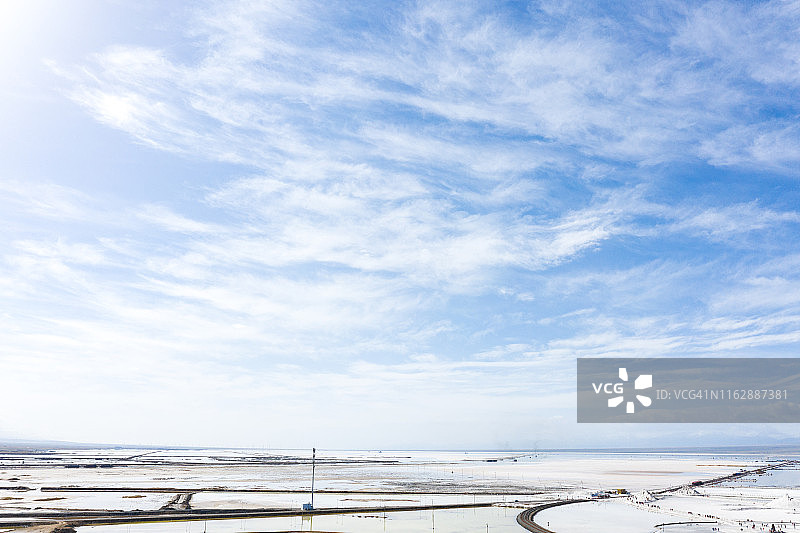 青海茶卡盐湖图片素材