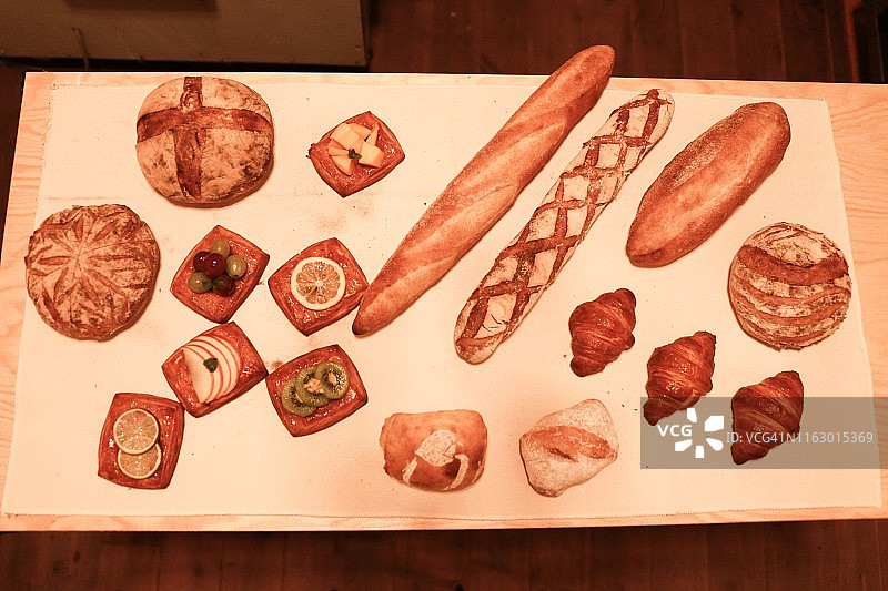 多种烘焙面包图片素材